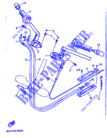 HANDLEBAR & CABLES for Yamaha FJ1200 1988