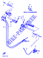 HANDLEBAR & CABLES for Yamaha FZR1000 1987