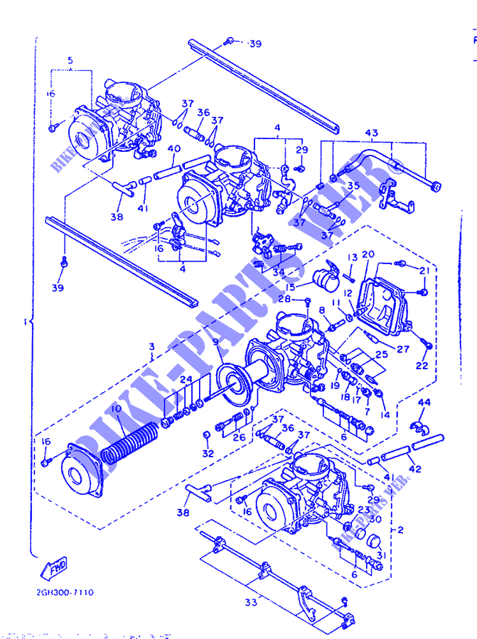 CARBURETOR for Yamaha FZR1000 1987