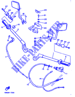 HANDLEBAR & CABLES for Yamaha XJ900F 1987