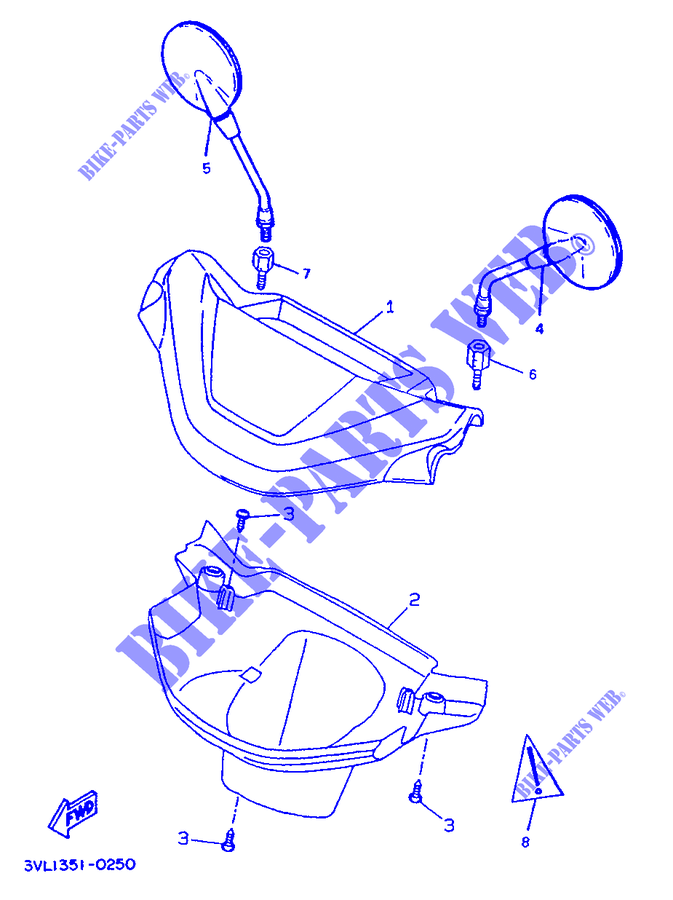 COVER 1 for Yamaha BW S 1994