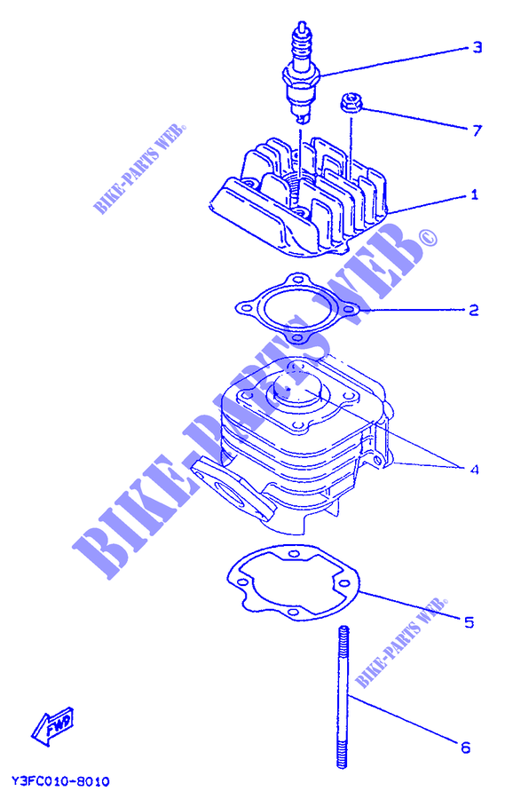 CYLINDER for Yamaha BOOSTER 1995