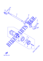 GEAR SHIFT SELECTOR DRUM / FORKS for Yamaha BT1100 2002
