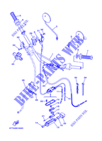 HANDLEBAR & CABLES   FOR DISC BRAKE for Yamaha DT125 2002