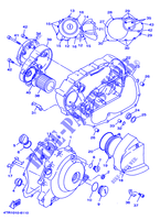 COVER   ENGINE 1 for Yamaha XVS650 2001