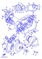 COVER   ENGINE 1 for Yamaha XVS650 2001