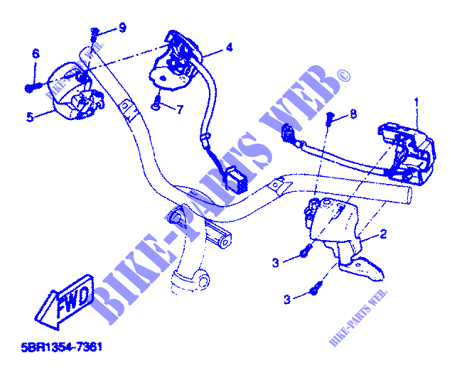 SWITCH / LEVER for Yamaha YQ50 2001