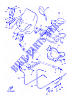 HANDLEBAR & CABLES for Yamaha YP125E 2000