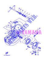 FRONT WHEEL for Yamaha DT125 2007