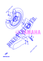 REAR WHEEL for Yamaha CS50Z JOGRR 2005