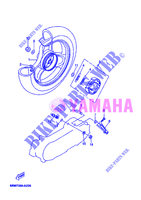 REAR WHEEL for Yamaha CS50Z MACH G LIQUIDE 2004