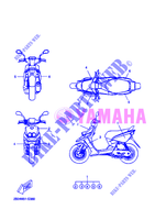 STICKER for Yamaha CW50RSP 2008