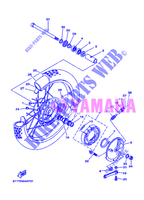 FRONT WHEEL for Yamaha DT125 2008