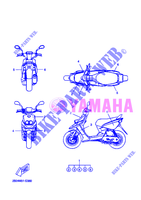 STICKER for Yamaha CW50RSP 2008