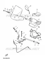 HANDLEBAR & CABLES for Yamaha YP125E 2009