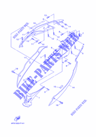 SIDE COVER for Yamaha CYGNUS X 2012