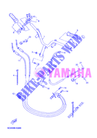 HANDLEBAR & CABLES for Yamaha MBK OVETTO 50 4 TEMPS 2012