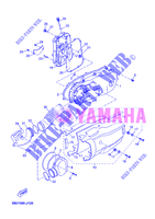 COVER   ENGINE 1 for Yamaha X-MAX 125 ABS BUSINESS 2012