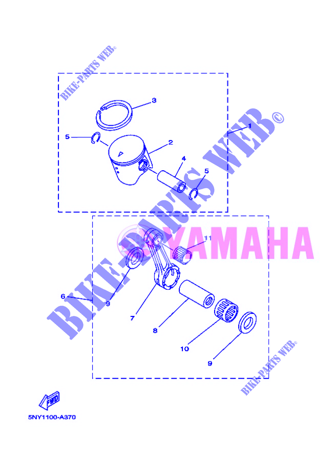 OPTIONAL PARTS 1 for Yamaha YZ125 2012