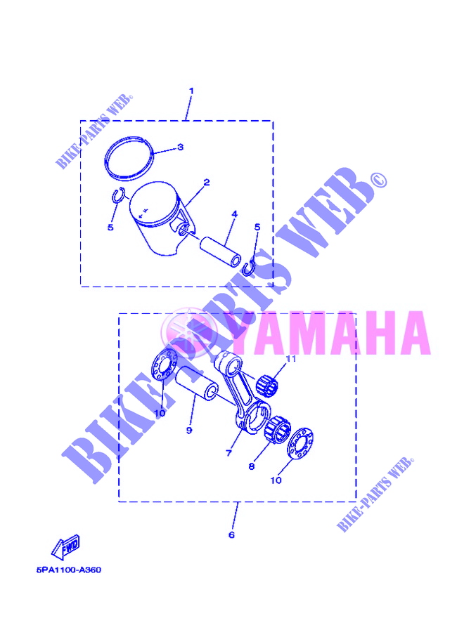 OPTIONAL PARTS 1 for Yamaha YZ85 2012