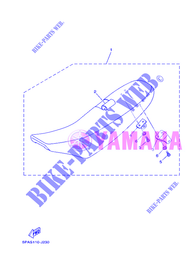 SEAT for Yamaha YZ85LW 2012