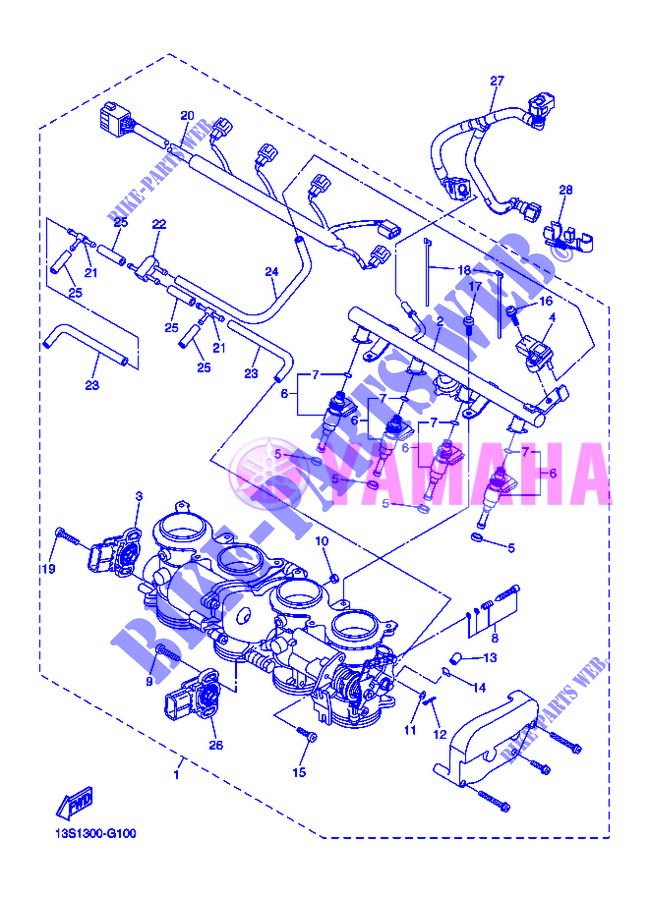 INTAKE 2 for Yamaha YZF-R6 2012