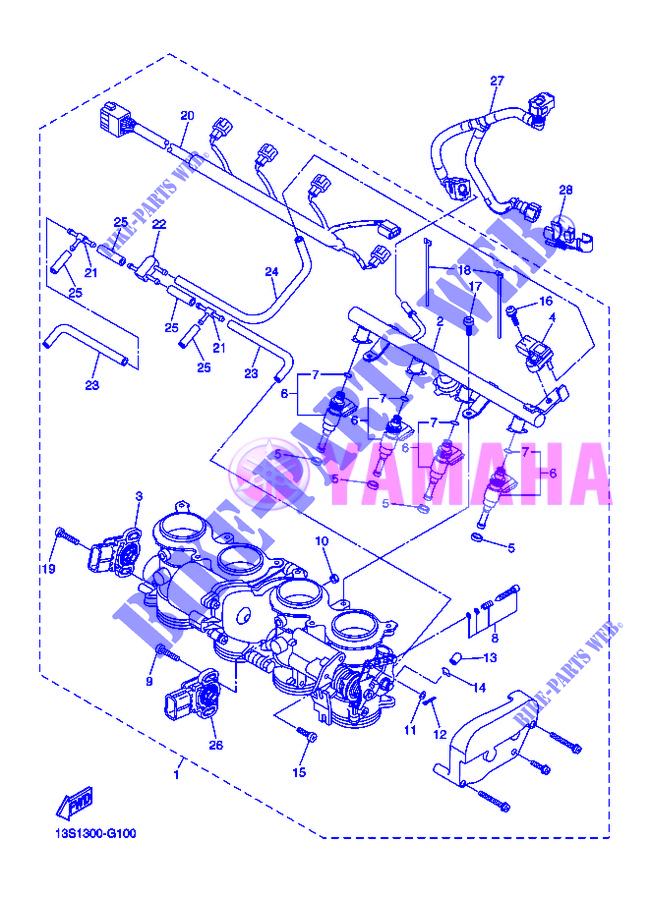 INTAKE 2 for Yamaha YZF-R6 2012