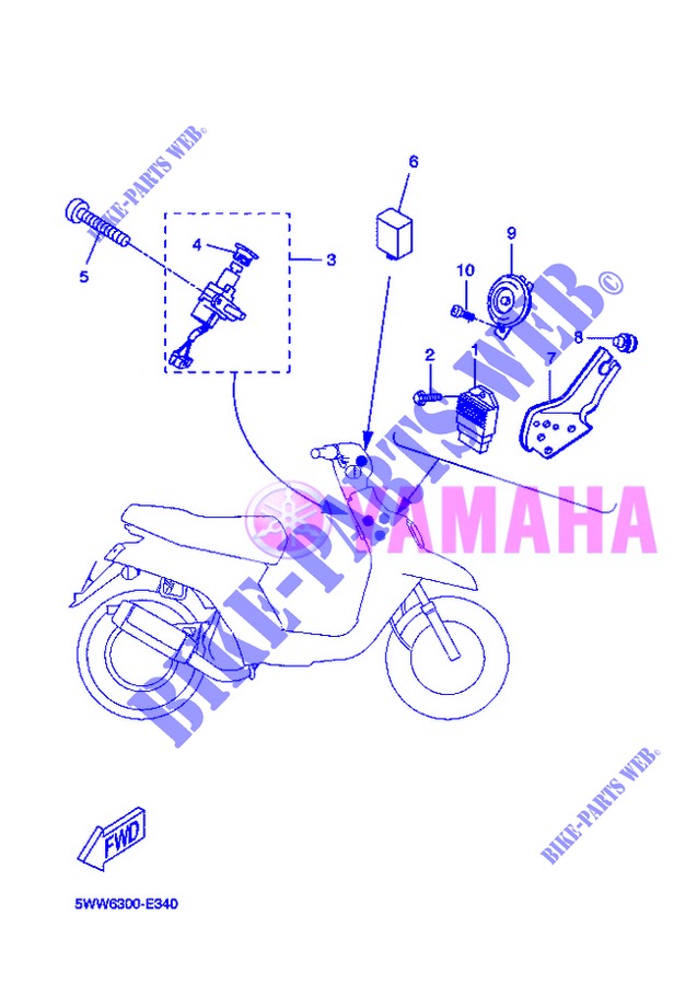 ELECTRICAL 1 for Yamaha BOOSTER SPIRIT 2013
