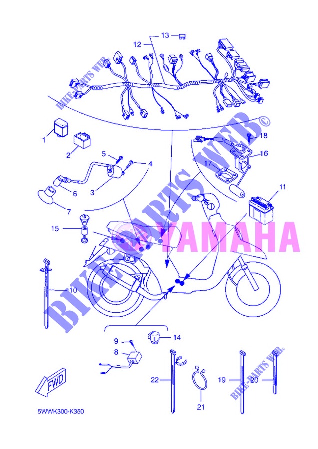 ELECTRICAL 2 for Yamaha BOOSTER SPIRIT 2013