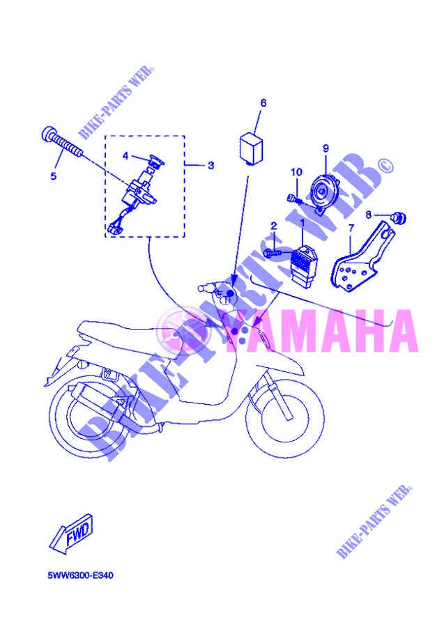 ELECTRICAL 1 for Yamaha CW50 2013
