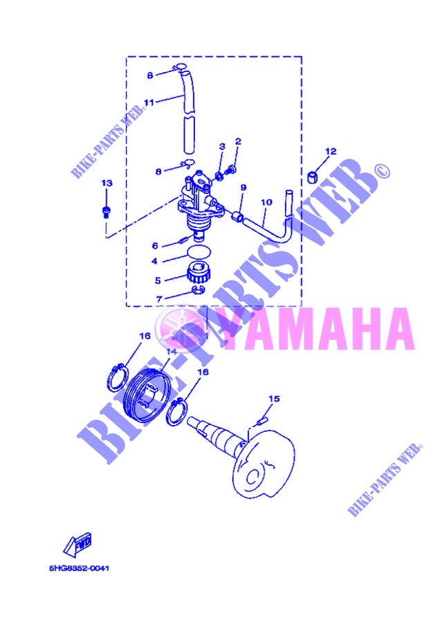 OIL PUMP for Yamaha BOOSTER NAKED 2013
