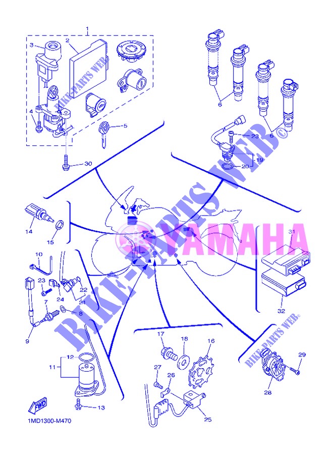 ELECTRICAL 1 for Yamaha FJR1300AS 2013