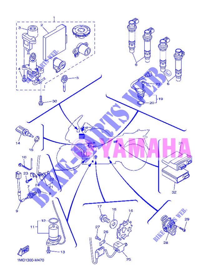 ELECTRICAL 1 for Yamaha FJR1300AS 2013