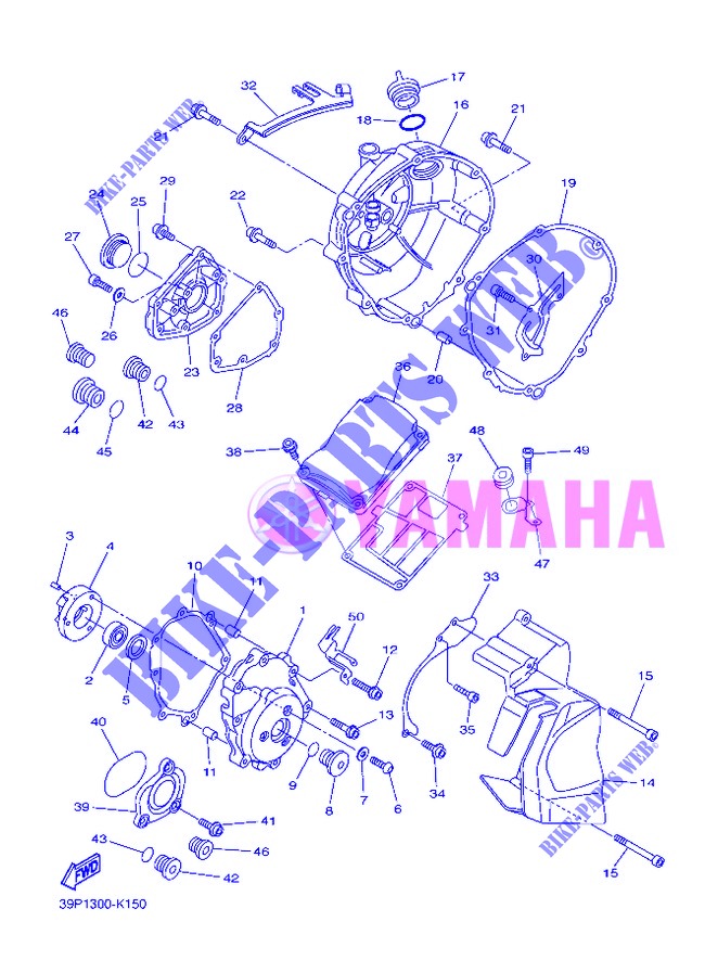 COVER   ENGINE 1 for Yamaha FZ8N 2013