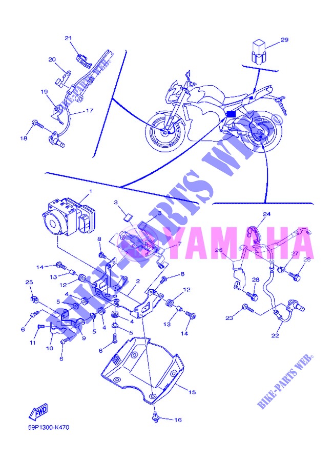 ELECTRICAL 3 for Yamaha FZ8NA 2013