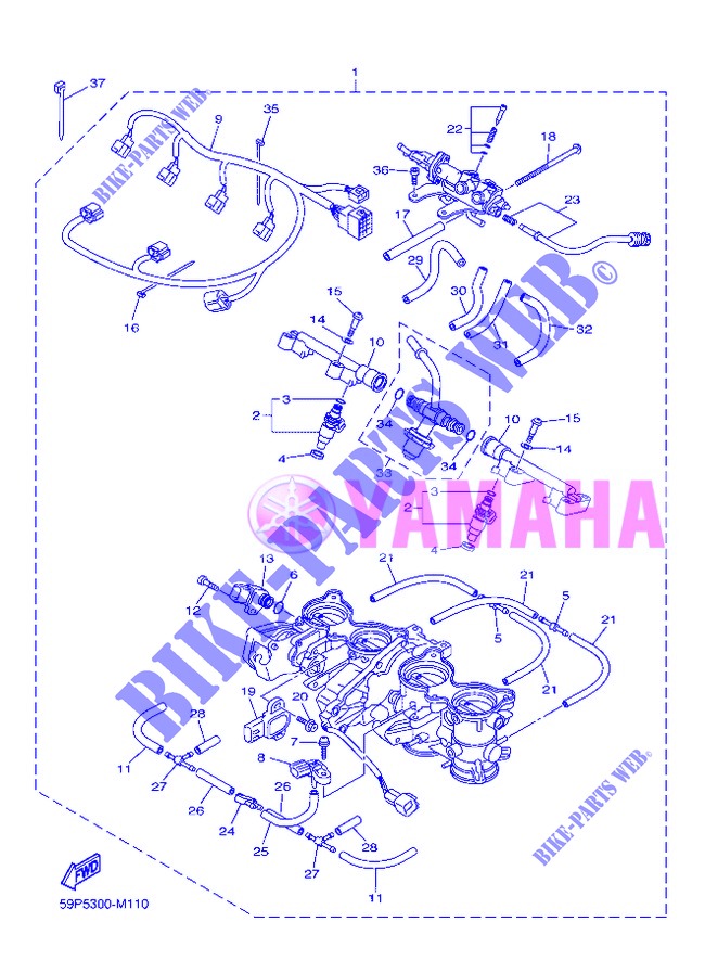 INTAKE 2 for Yamaha FZ8NA 2013