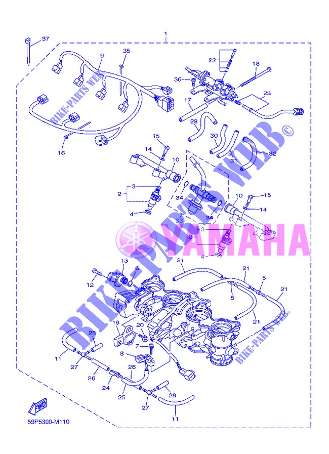 INTAKE 2 for Yamaha FZ8S 2013