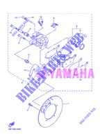 REAR BRAKE CALIPER for Yamaha FZ8S 2013