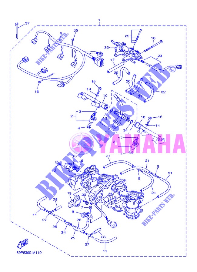 INTAKE 2 for Yamaha FZ8S 2013