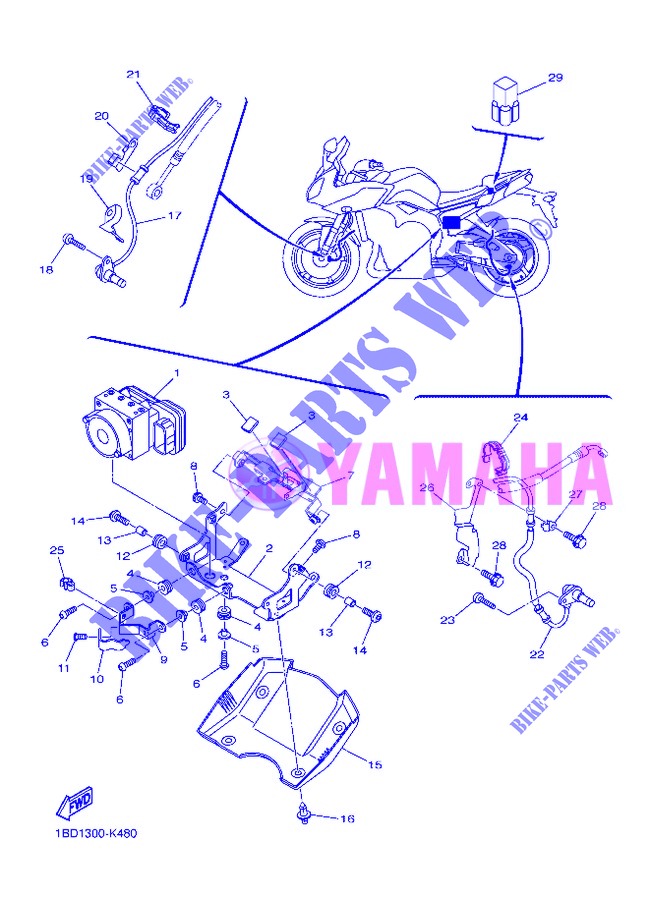 ELECTRICAL 3 for Yamaha FZ8SA 2013
