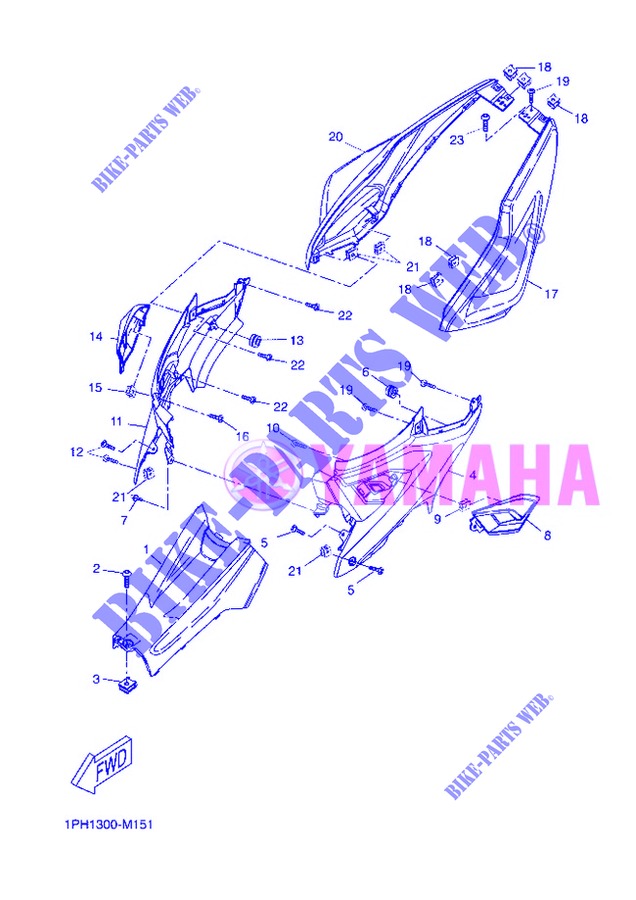 SIDE COVER for Yamaha NS50 2013