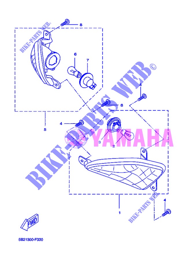 INDICATOR for Yamaha VP250 2013