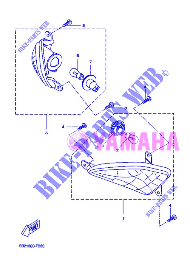 INDICATOR for Yamaha VP250 2013