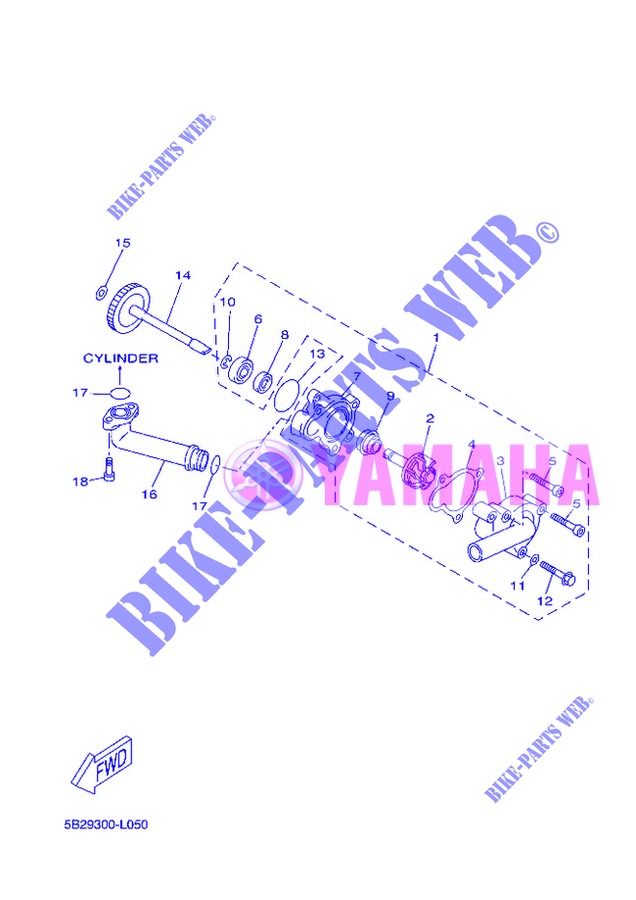 WATERPUMP / HOSES for Yamaha VP250 2013