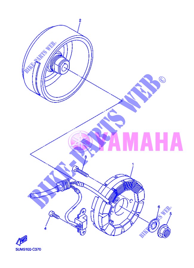 IGNITION for Yamaha WR250F 2013
