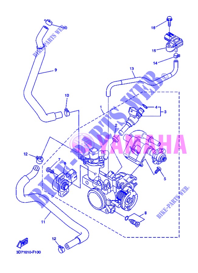INTAKE 2 for Yamaha WR250R 2013