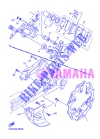 REAR BRAKE CALIPER for Yamaha WR450F 2013
