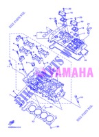 CYLINDER HEAD  for Yamaha DIVERSION 600 F 2013