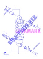 REAR SHOCK ABSORBER for Yamaha DIVERSION 600 F ABS 2013