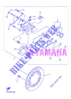 REAR BRAKE CALIPER for Yamaha DIVERSION 600 F ABS 2013